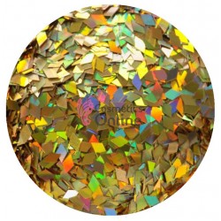 Paiete romb pentru decor unghii 002 Gold cu reflexii 